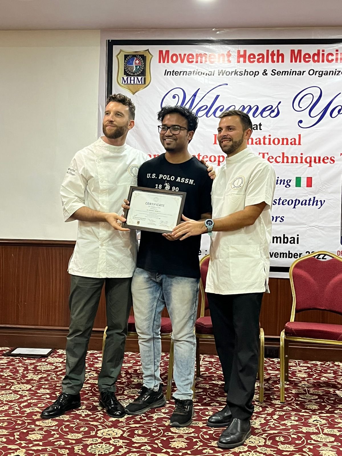Training with Dr. Michelle Birago and Stefano Ottone